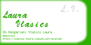 laura vlasics business card